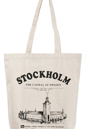 Robin Ruth Natural Tote Bag, Stockholm, Wit - 36x37 cm