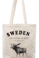 Robin Ruth Natural Tote Bag, Moose, White - 36x37 cm