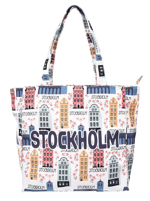 Robin Ruth Classic Canvas Bag Small, Stockholm, Multicolor - 25x25 cm