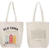 Robin Ruth Natural Tote Bag, Old Town, White - 36x37 cm