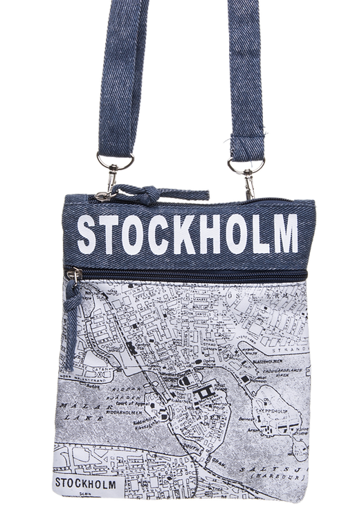 Robin Ruth Sailor Bag, Stockholm, Blue - 20x23 cm
