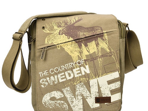 Robin Ruth Messenger Bag, Sweden, Green - 25x25 cm