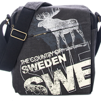 Robin Ruth Messenger Bag, Sweden, Grey - 25x25 cm