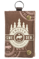 Robin Ruth Canvas Wallet, Brown - 24x12