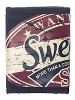 Robin Ruth Canvas Wallet, Wanted Sweden, Blue/Red - 24x12 cm