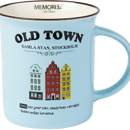 Robin Ruth Old Town Story Mug Large, Blue - 8,5x9,3cm