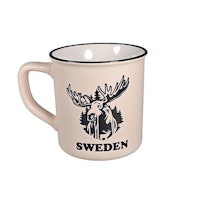 Robin Ruth Sweden Moose Mug, Pink - 9,5x10 cm