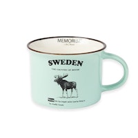 Robin Ruth Moose Story Mug Small, Teal - 9,5x10 cm