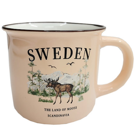 Robin Ruth Nature Mug, Pink - 9,5x10 cm