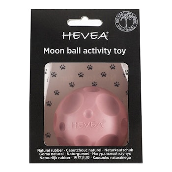 Aktiveringsleksak för hund i naturgummi Moon ball - Rosa