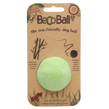 Beco ball - aktiveringsleksak för hund i naturgummi - grön
