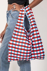 Tricolour Gingham - Shoppingkasse