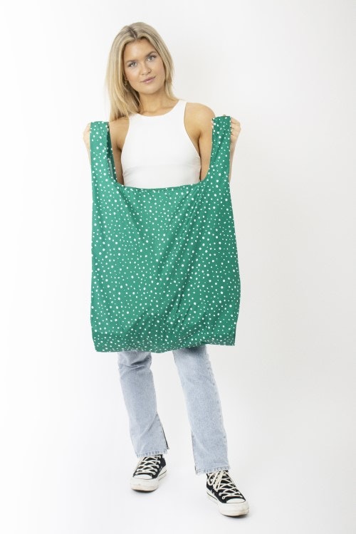 Extra stor shoppingkasse - Polka Dots - kind bag