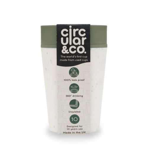 Take away mugg Resemugg - Cream & Honest Green Circular&Co