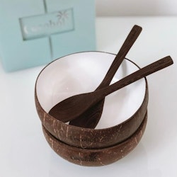 Coconut Bowl Glaserade Kokosskålar - Presentset