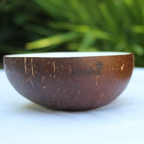 Coconut bowl, kokosskål klassisk vit cocobol