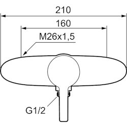 Mora MMIX W5 Duschblandare