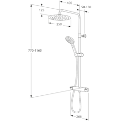 Gustavsberg Nordic 3 Duschpaket