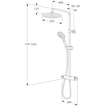 Gustavsberg Nordic 3 Duschpaket