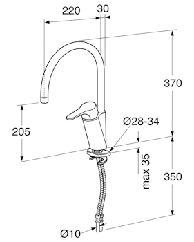 Gustavsberg Nautic hög pip