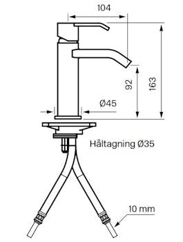 Tapwell Tvättställsblandare VIC071