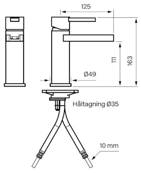 Tapwell Tvättställsblandare AQU071