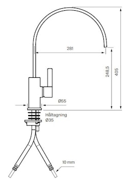Tapwell Köksblandare Lea LES180