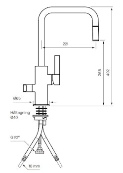 Tapwell Köksblandare ARM887
