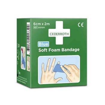 Förband Cederroth Soft Foam Blå 2 m rulle