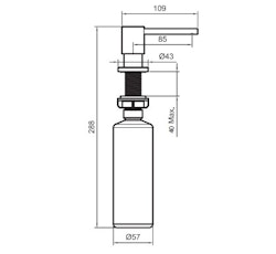 Primy Steel Clean Dispenser
