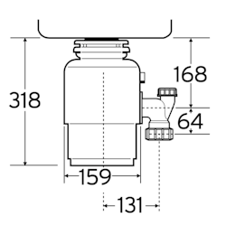 Avfallskvarn Insinkerator 46