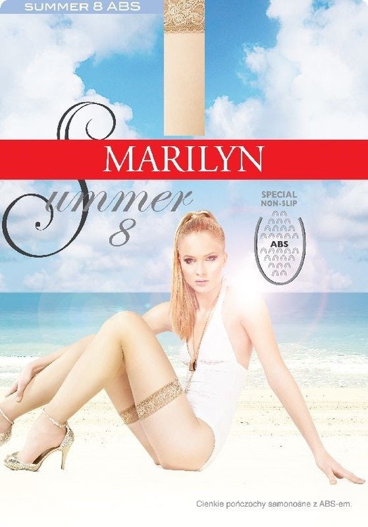 Summer 8 den Marilyn Stay-Ups 42-44 (M/L) Halkfri