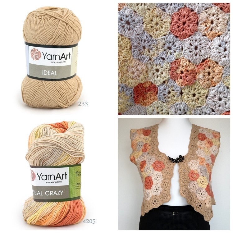 Ideal Crazy bomull YarnArt
