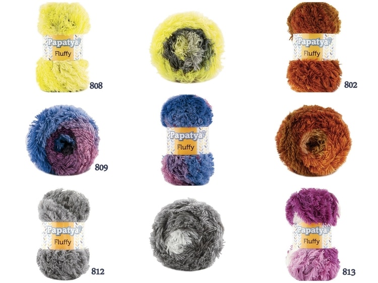 Papatya Fluffy Kamgarn 100g