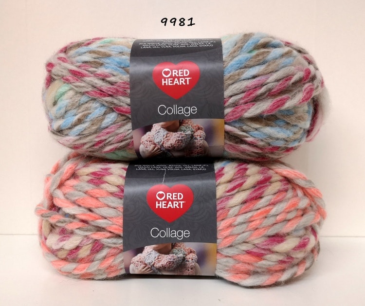 Collage Red Heart 100g