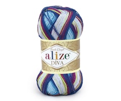 Diva Batik Alize 100g virkgarn