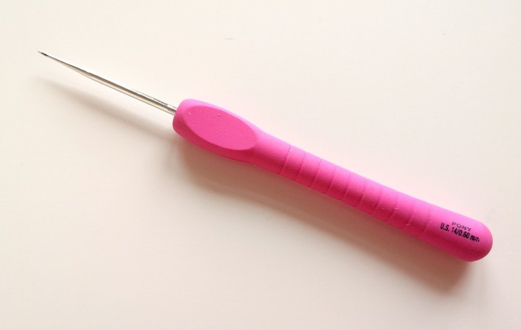 Virknål av metall Pony Easy Grip Ergonomisk