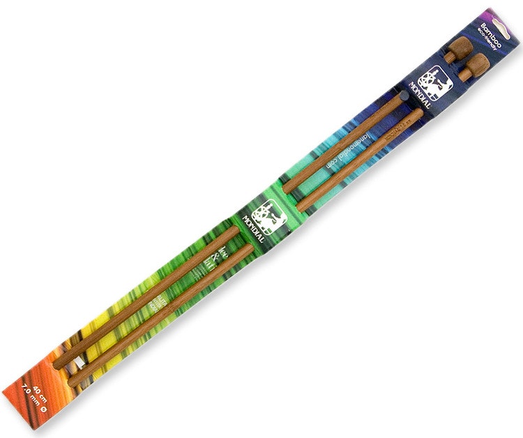 Jumperstickor av bambu 40 cm längd Mondial 5,50-10,0 mm