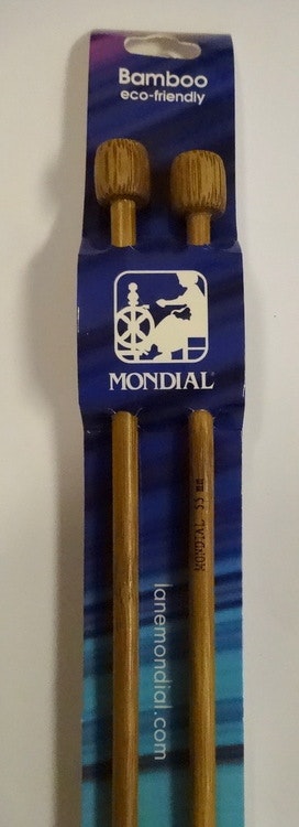 Jumperstickor av bambu 40 cm längd Mondial 5,50-10,0 mm