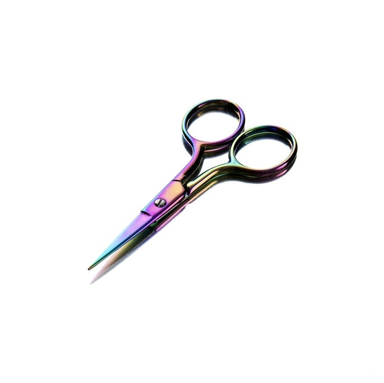 Broderisax 9 cm metall flerfärgad