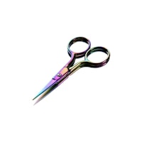 Broderisax 9 cm metall flerfärgad