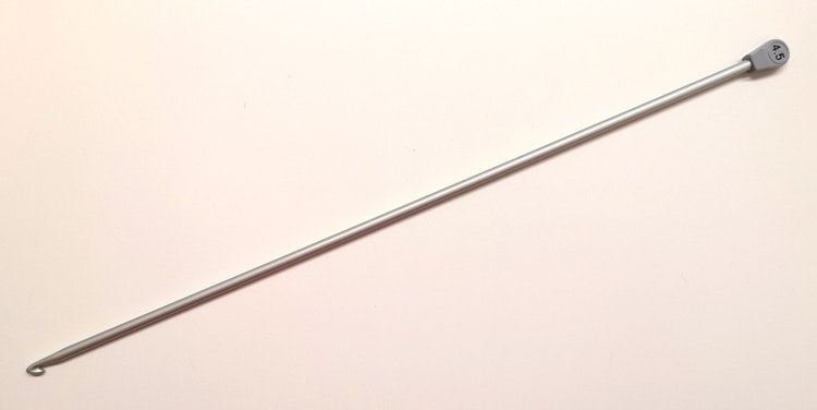 Tunisisk virknål av Aluminium SKC 35 cm