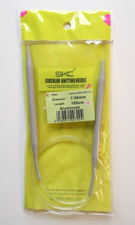 Rundstickor Alu 100 cm SKC 4,50-7,00 mm