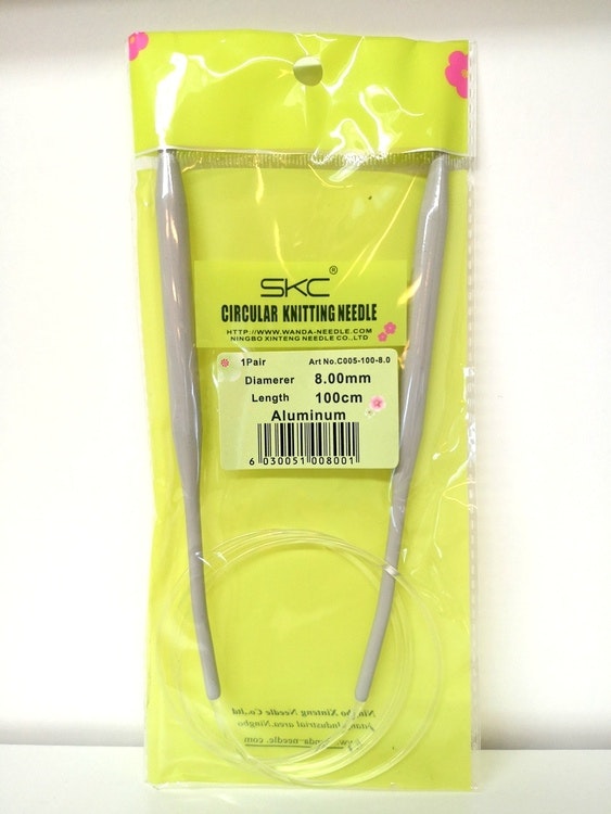 Rundstickor Alu 100 cm SKC 8,00-12,00 mm