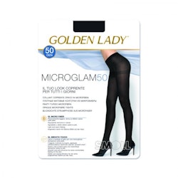 Microglam 50 den Golden Lady strumpbyxa 5/XL