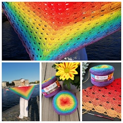 Flowers YarnArt 250g bomull