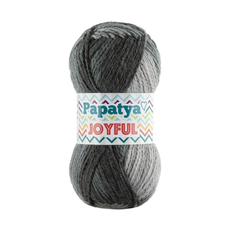 Papatya Joyful ull/akryl 100g Kamgarn
