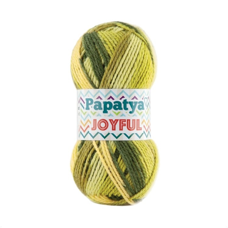 Papatya Joyful ull/akryl 100g Kamgarn