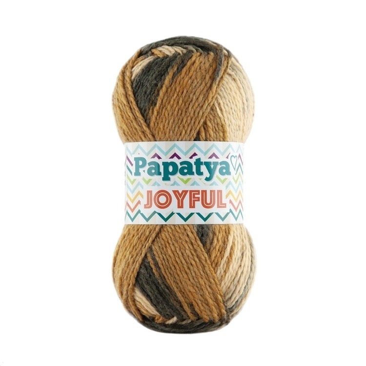 Papatya Joyful ull/akryl 100g Kamgarn