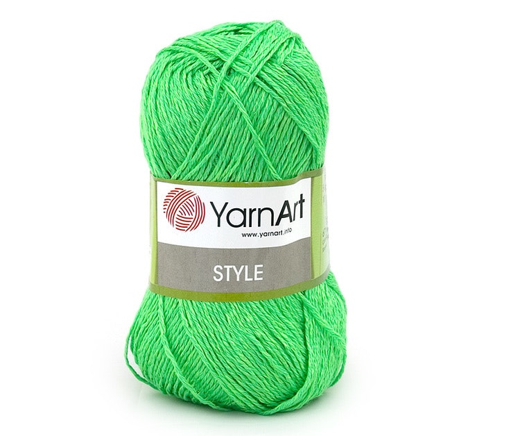 Style YarnArt bomull/viskos garn med lyster 50g